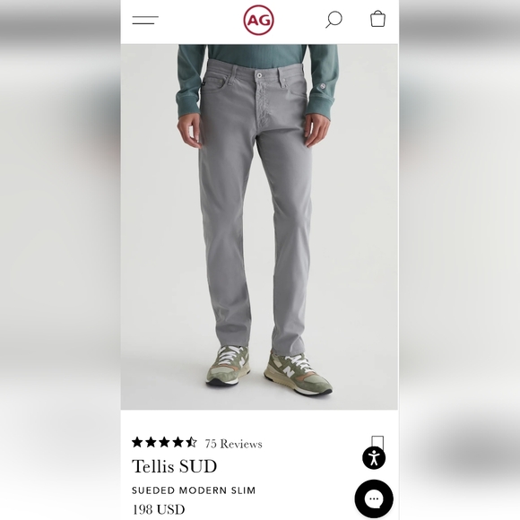 Adriano Goldschmied jeans size 31/34 color gray.  men's - Picture 13 of 13